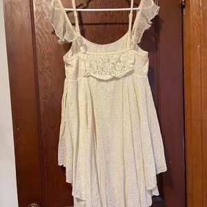 Free People xs long cream dress